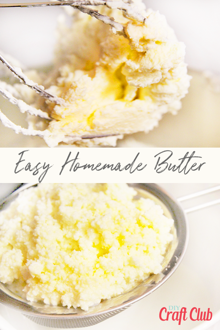 Easy homemade butter recipe
