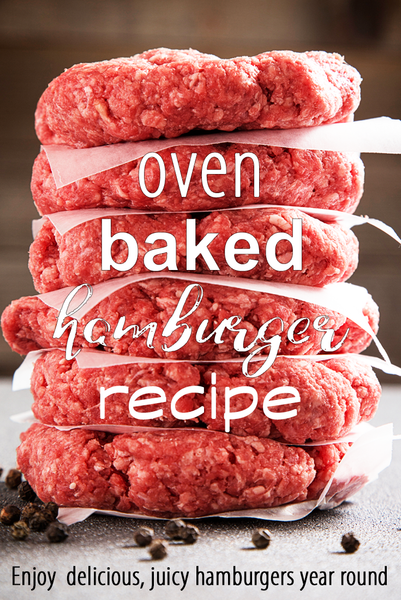 Hamburger Recipe Oven Baked