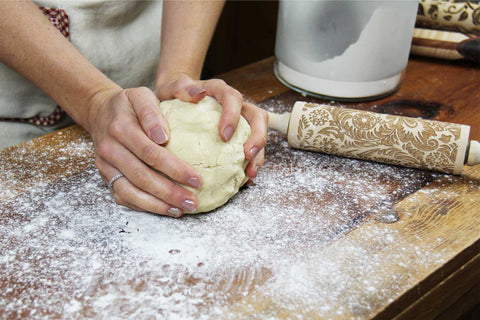 Shortbread Cookie Recipe With Embossed Rollin Pin