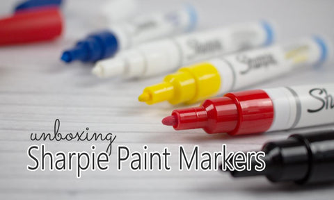 Review and Unboxing of Sharpie Paint Markers