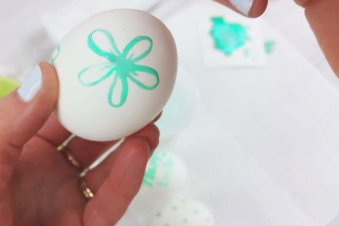 How To Use Masking Fluid On Easter Eggs