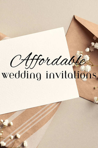 Invitations for a wedding