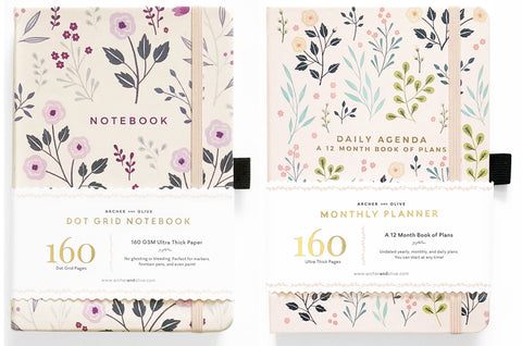 Archer and Olive Monthly Planners