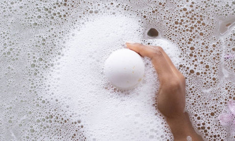 bath bombs with rings inside