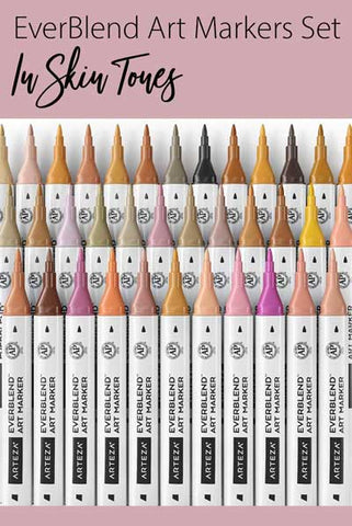 Arteza Professional Drawing Pencils Set - Graphite, Charcoal, Blenders,  Erasers - 33 Pack