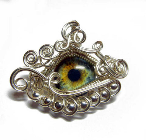 best jewelry sellers on etsy wire wrapped dragon eye