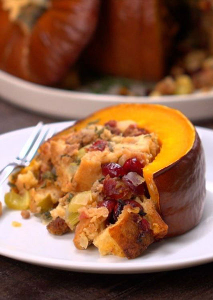 best roasted stuffed pumpkin recipe