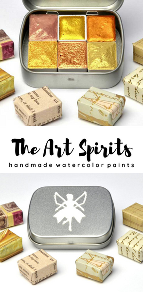 best handmade watercolor paints on etsy