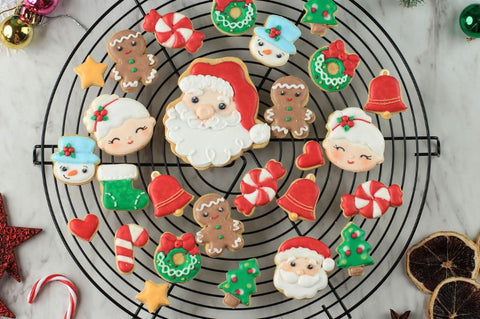 small Christmas sugar cookies