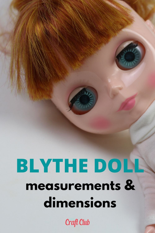 blythe doll measurements and dimensions