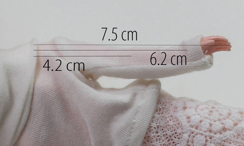 blythe doll arm measurements