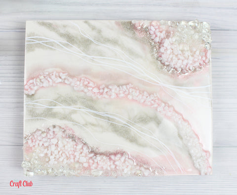 geode resin art tutorials and how to