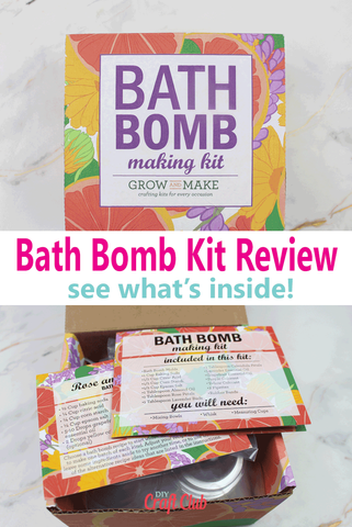 grow and make bath bomb kit review