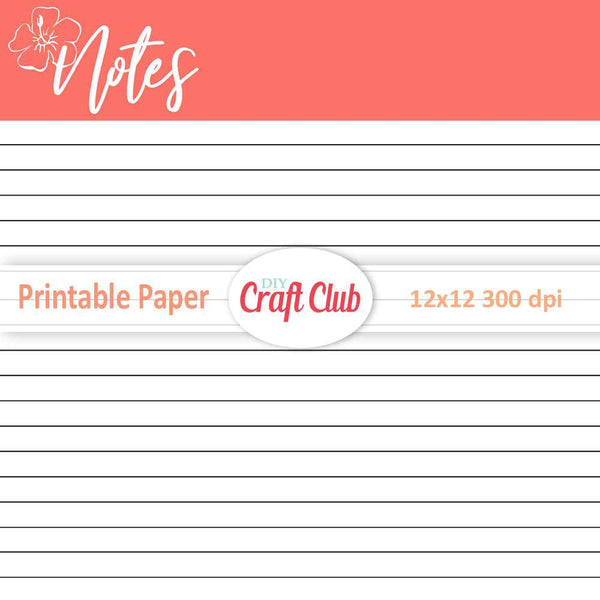 note paper to print