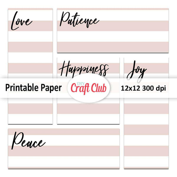 printable journal tags lined paper