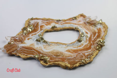 geode resin art supplies