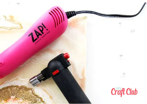 American Crafts Zap Heat Gun Pink, Arts Crafts Crafting Embrossing Tool  Embossing Heat Gun Heat Gun for Crafting Zap Heat Gun for Resin Resin Heat  Gun