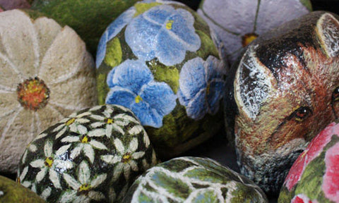 eco friendly rock painting ideas