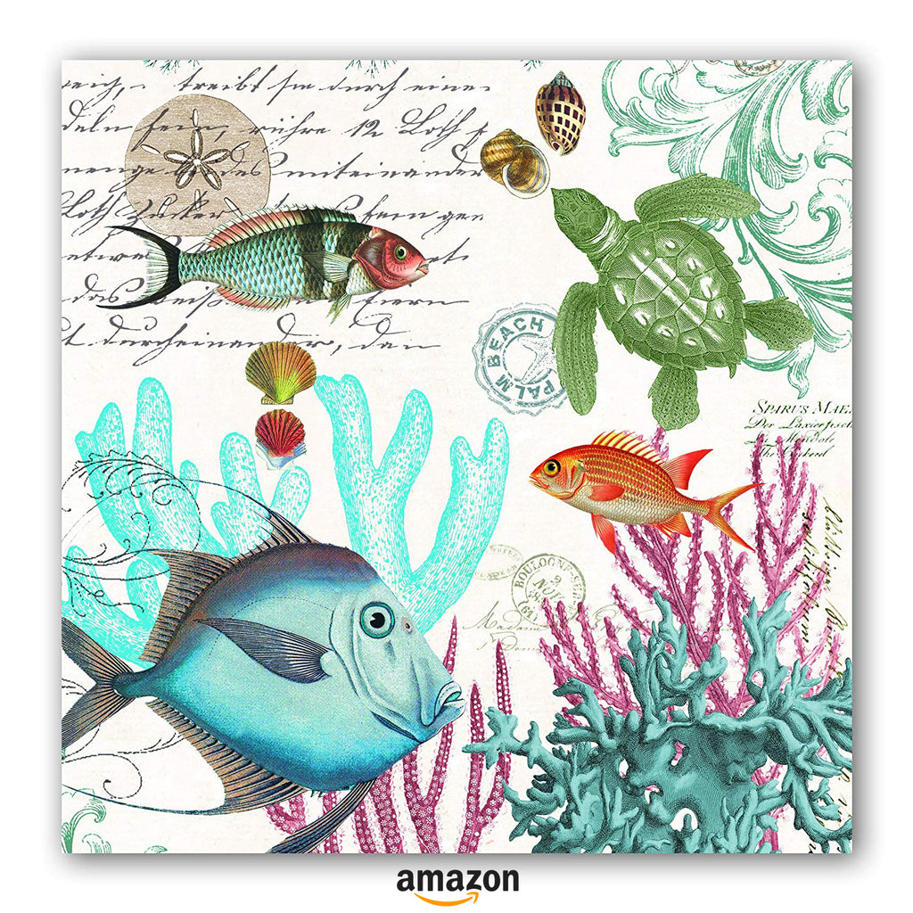 under the sea napkins for decoupage crafts