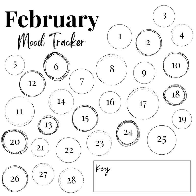 February Mood Tracker