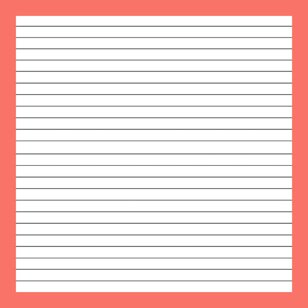 Printable Lined Paper | Digital Download - DIY Craft Club