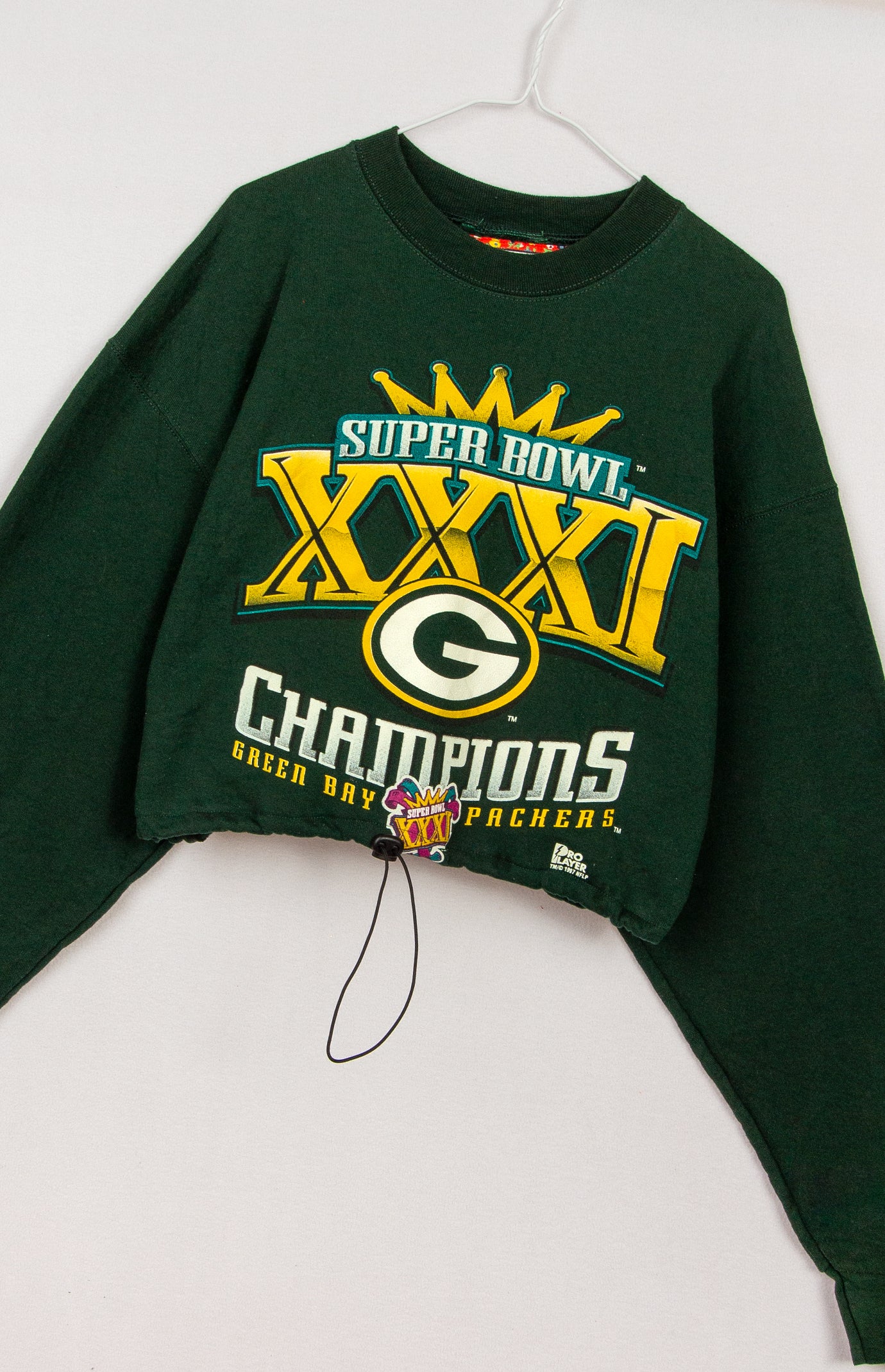 packers cropped sweatshirt