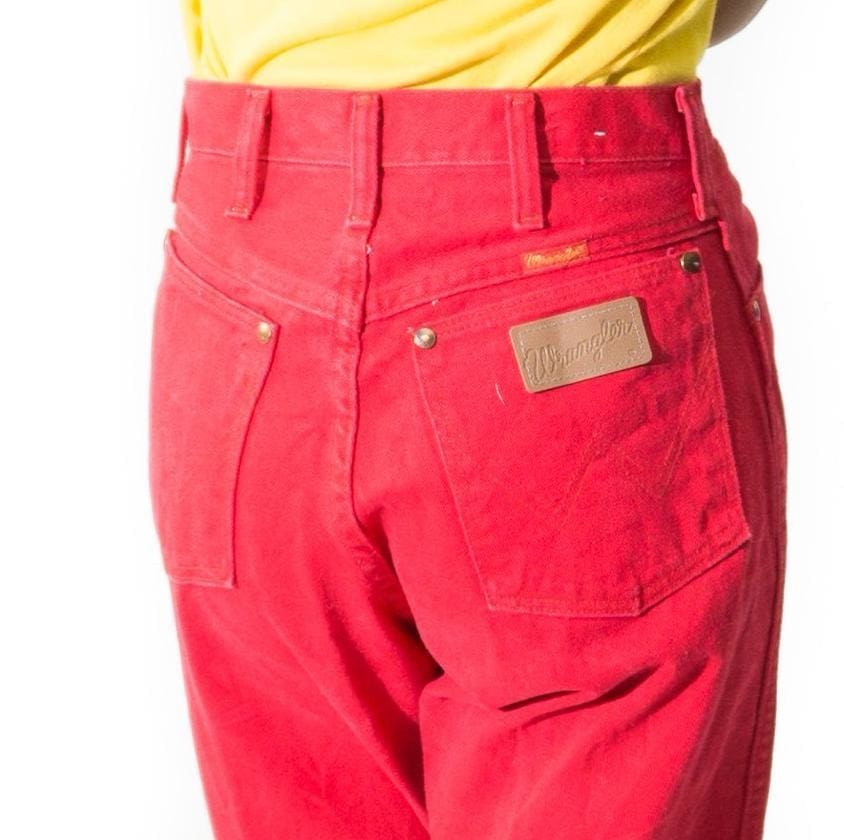 wrangler red pants