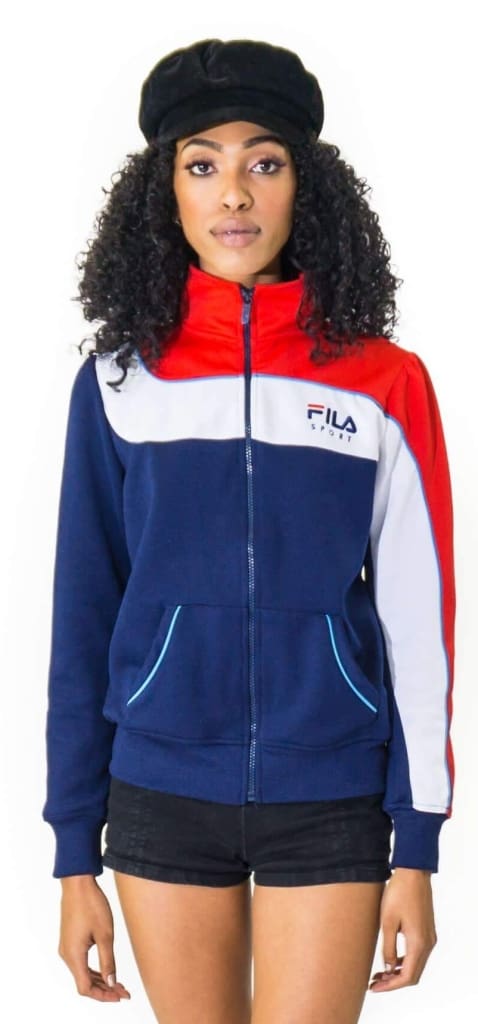 fila red white and blue jacket
