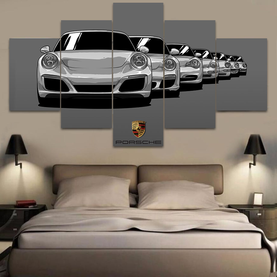 Porsche Generation Wall Art Cozymoderndecor