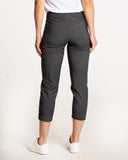 Snap Crop with Pockets - Charcoal