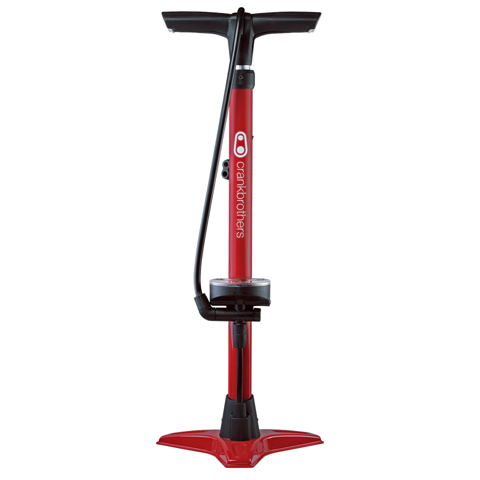 red bike pump