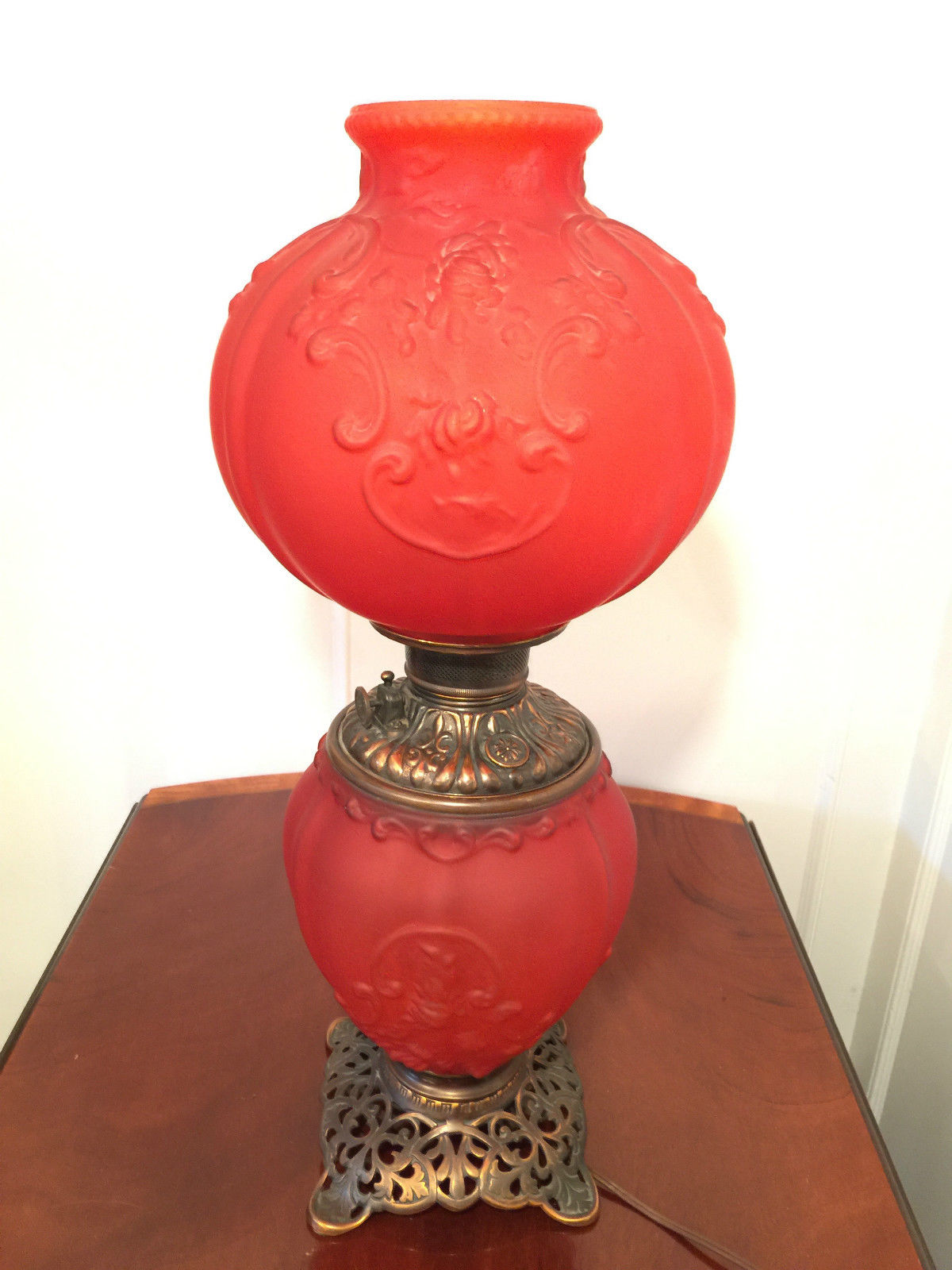 antique fostoria lamps