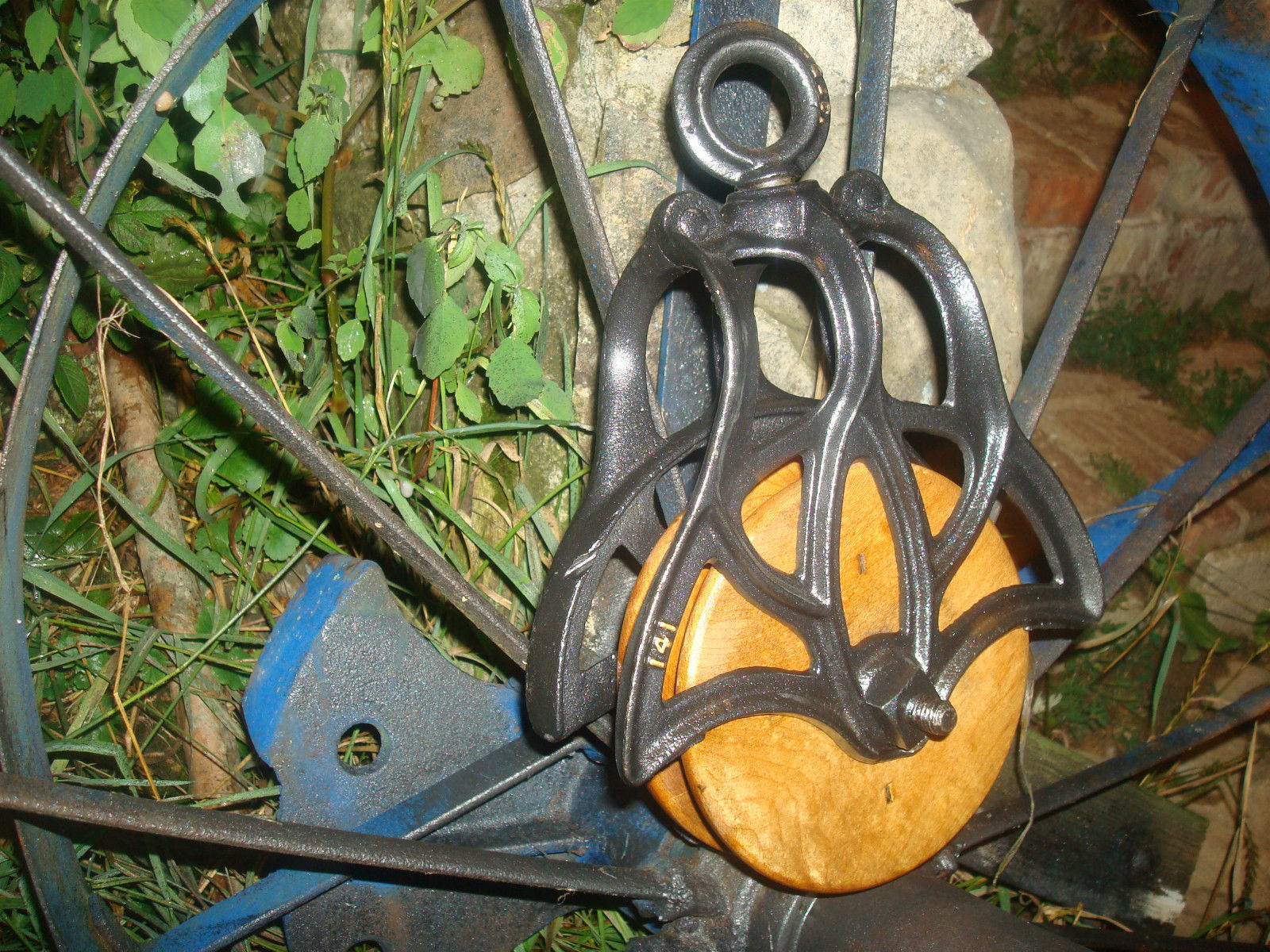 vintage barn pulley