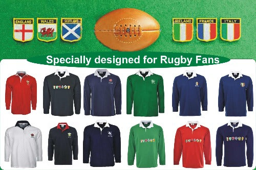 The Six Nations Long Sleeve Scotland, Ireland, England T-Shirt