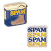 Product photo of Monty Python Spam Enamel Pin Set, a novelty gift manufactured by The Unemployed Philosophers Guild.