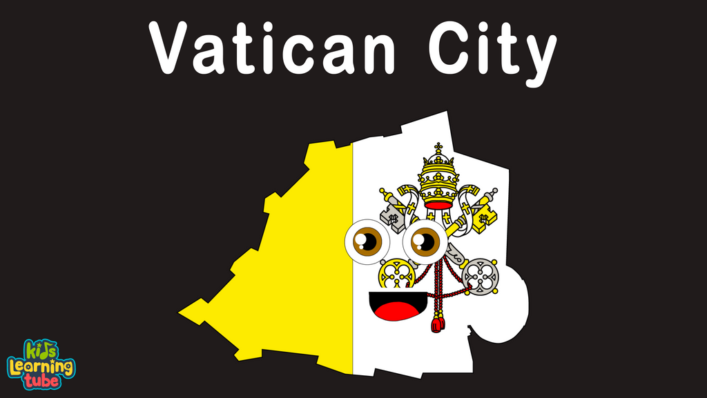 Vatican City Coloring Sheet – Kids Learning Tube