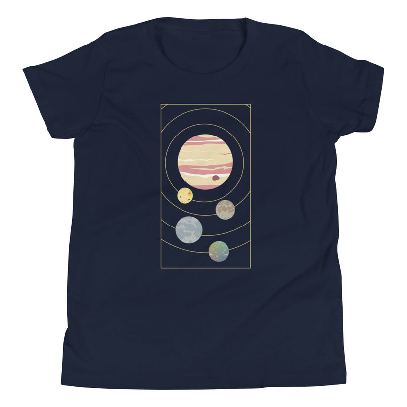 Youth Tidally Locked Moons of Jupiter Shirt – Kids Learning Tube