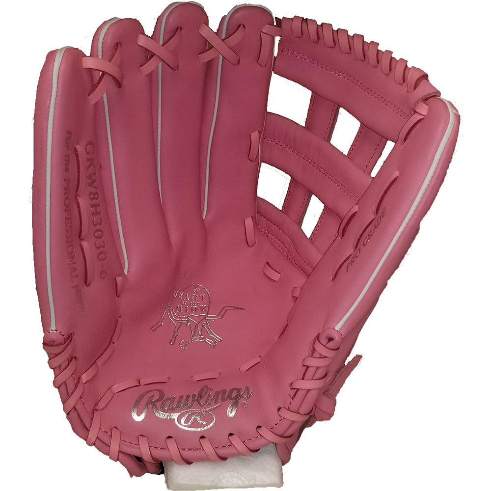 Rawlings Heart of the Hide 12.75" SMU Pink Baseball Glove GKW8H30306