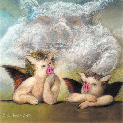 Framed print: The Two Piglets