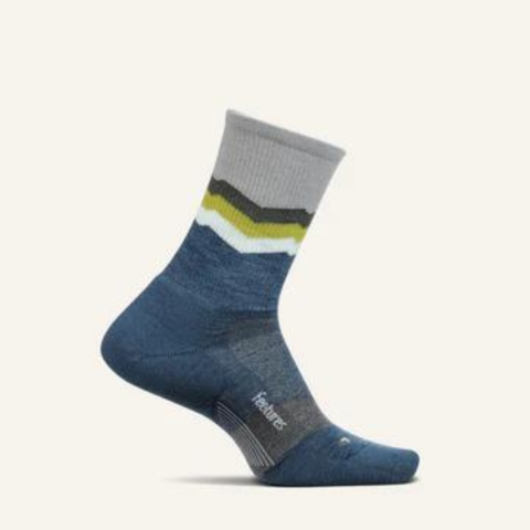 Feetures men's Merino 10 Max Cushion Mini Crew hiking socks