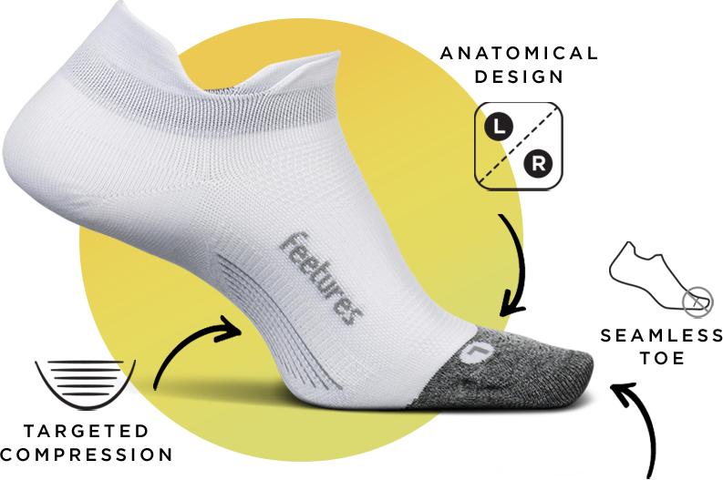 Golf - Targeted Compression, Anatomical Design, Seamless Toe 