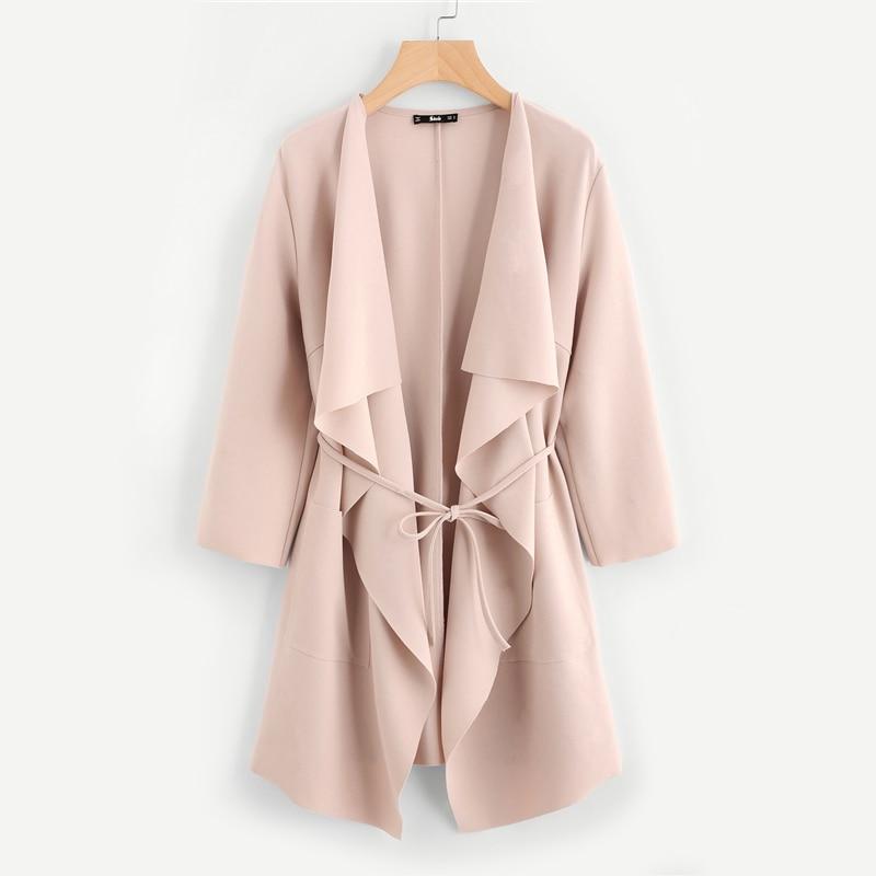 Waterfall Wrap Trench Coat – Speak