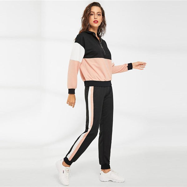 Samantha - Two Piece Zip Hoodie & Tracksuit Pants – Speak