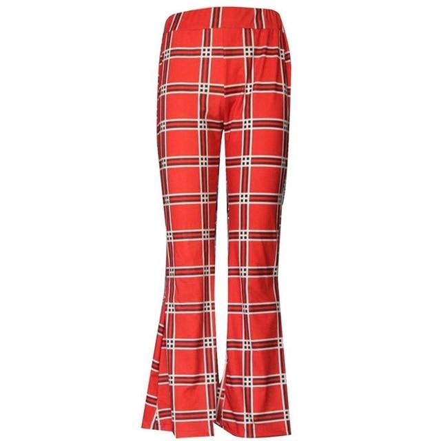 Liv - Vintage Plaid Bell Bottom Pants – Speak