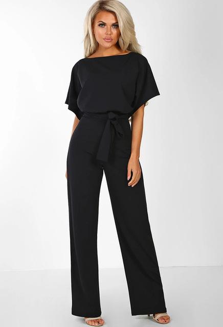 Jenni - Wide Neck Waist Tie Romper – Speak