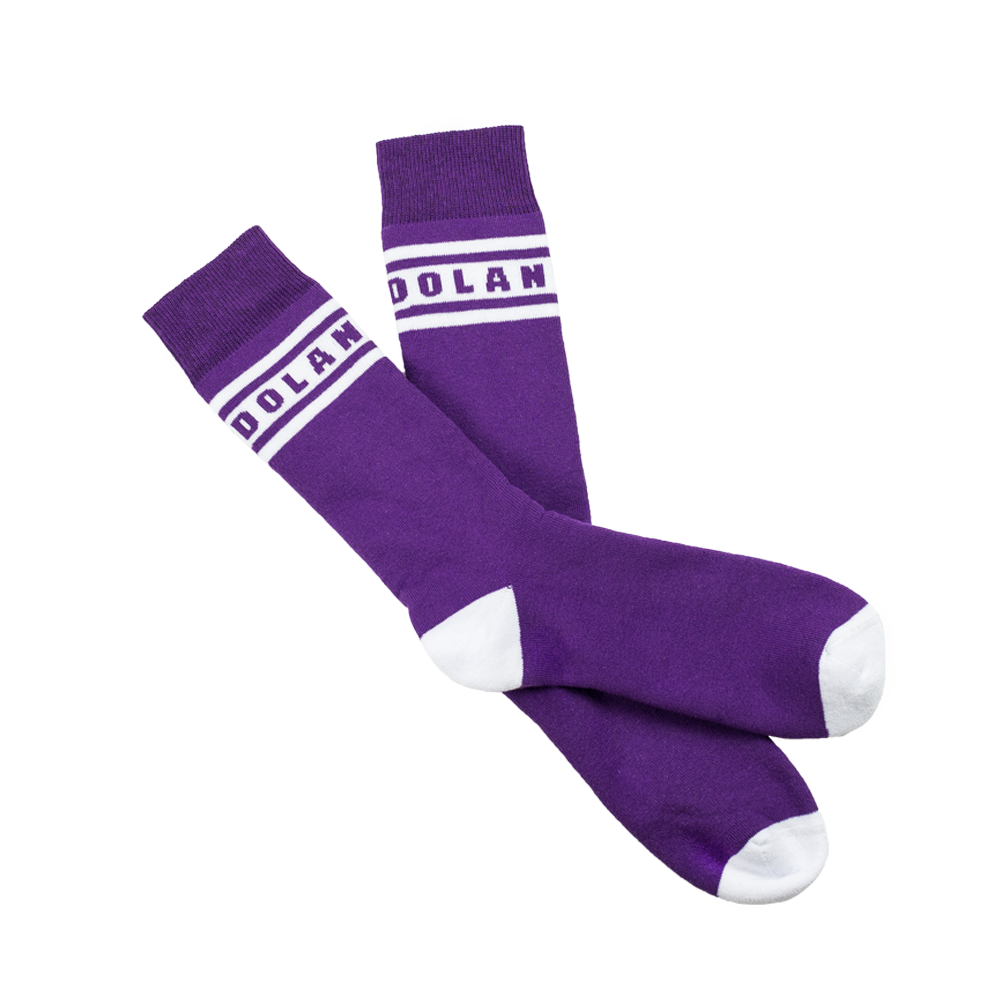 purple socks