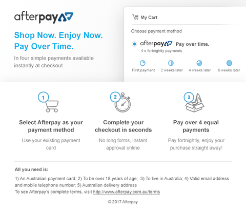 Afterpay & ZipPay Your Designer Bag