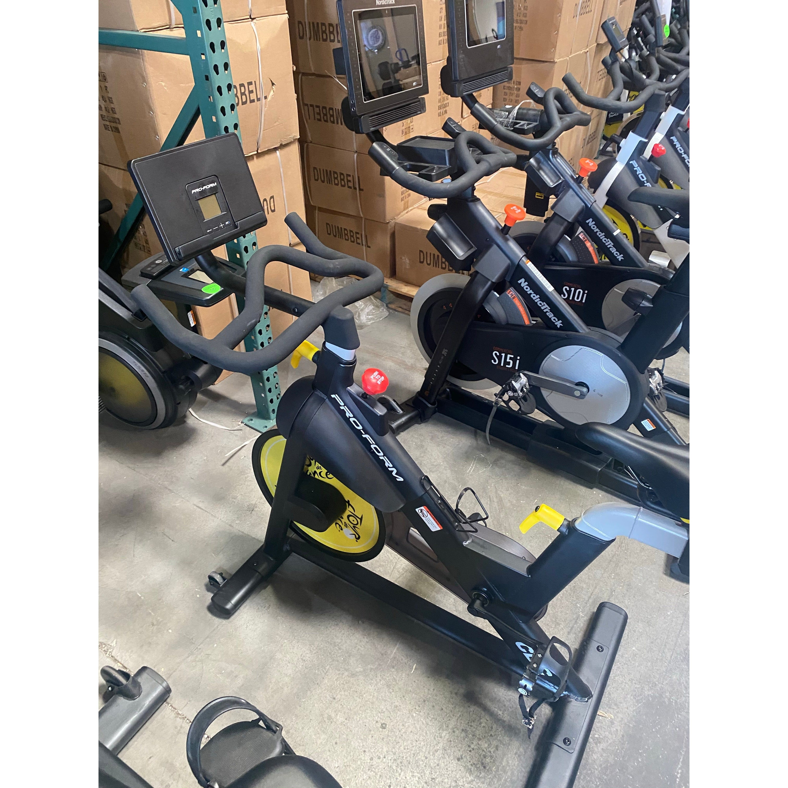 proform tour de france spin bike