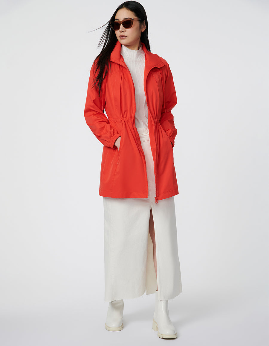 Outdoorsy Wool Combo Puffer Coat with Fur Hood - Olivia - Bernardo