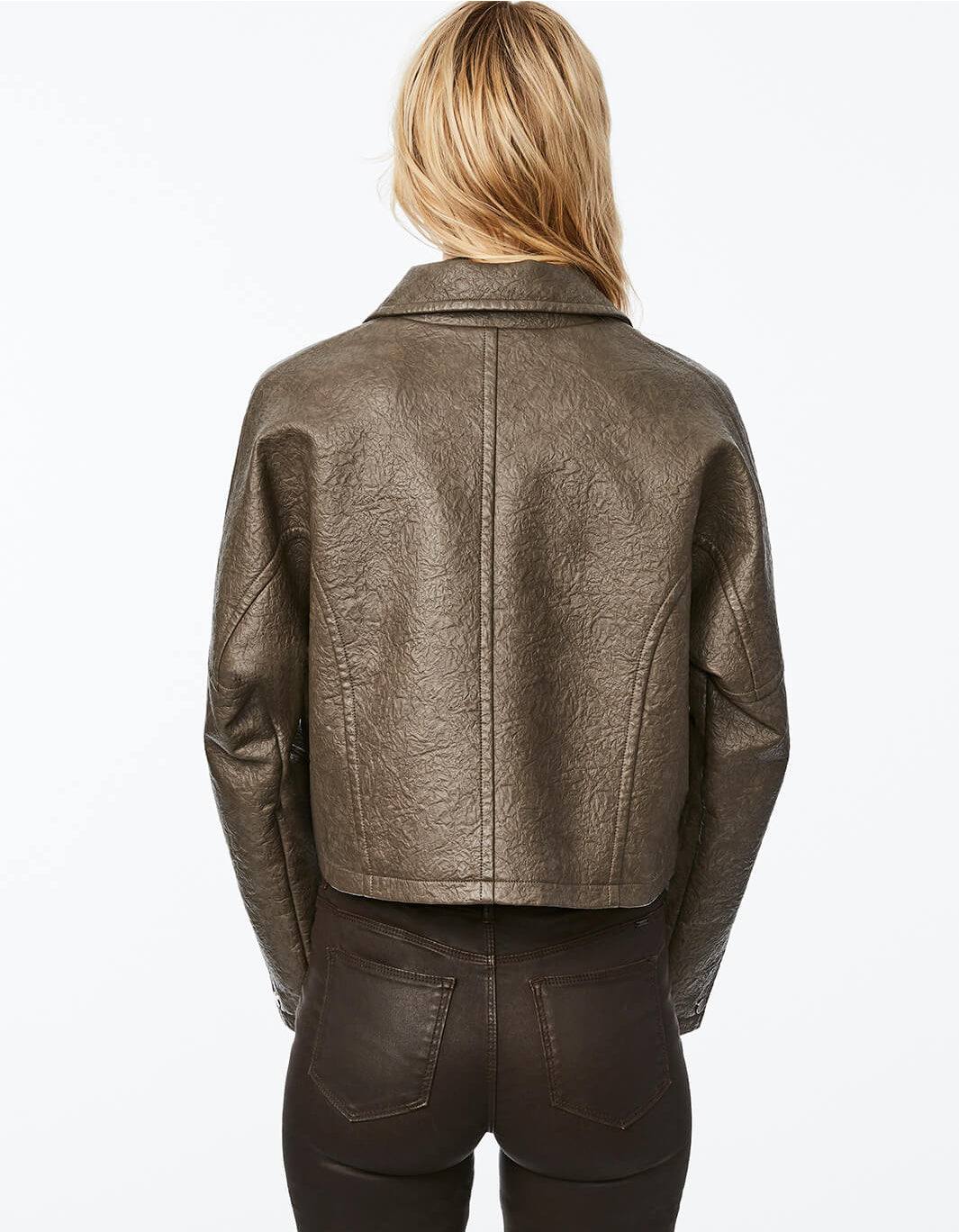 BLEECKER VEGAN LEATHER JACKET